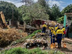 Alcaldía de Maracaibo despeja cañada La Arreaga en Brisas del Sur