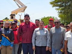 Gobernador Luis Caldera ejecuta el Plan de Iluminación Vial en la Costa Oriental del Lago