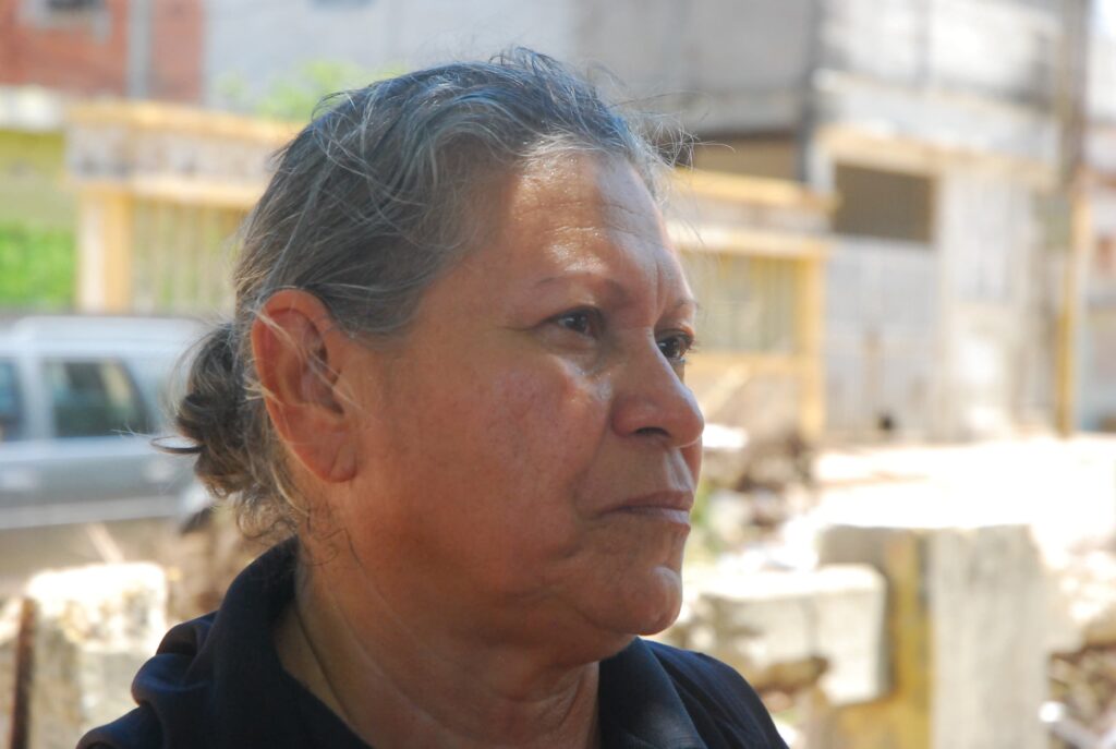 Lisett Lozano, habitante del sector 12 de Octubre