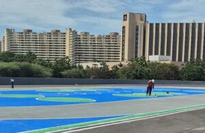 90 % de ejecución lleva el renovado Patinódromo de La Vereda del Lago II: Otra obra para la ciudad