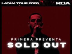 El cantante puertorriqueño Roa iniciará en Maracaibo su Gira Latam Tour 2026