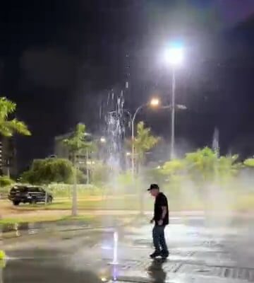 Alcaldía de Maracaibo reactiva fuentes interactivas del Parque Ana María Campos
