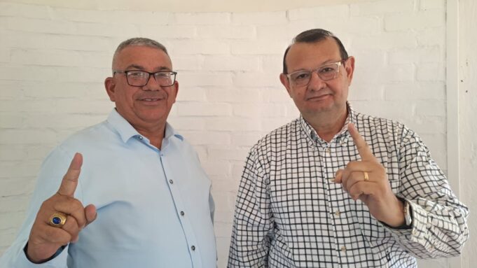 Pastor Eduardo Parra y Argenis Cáceres