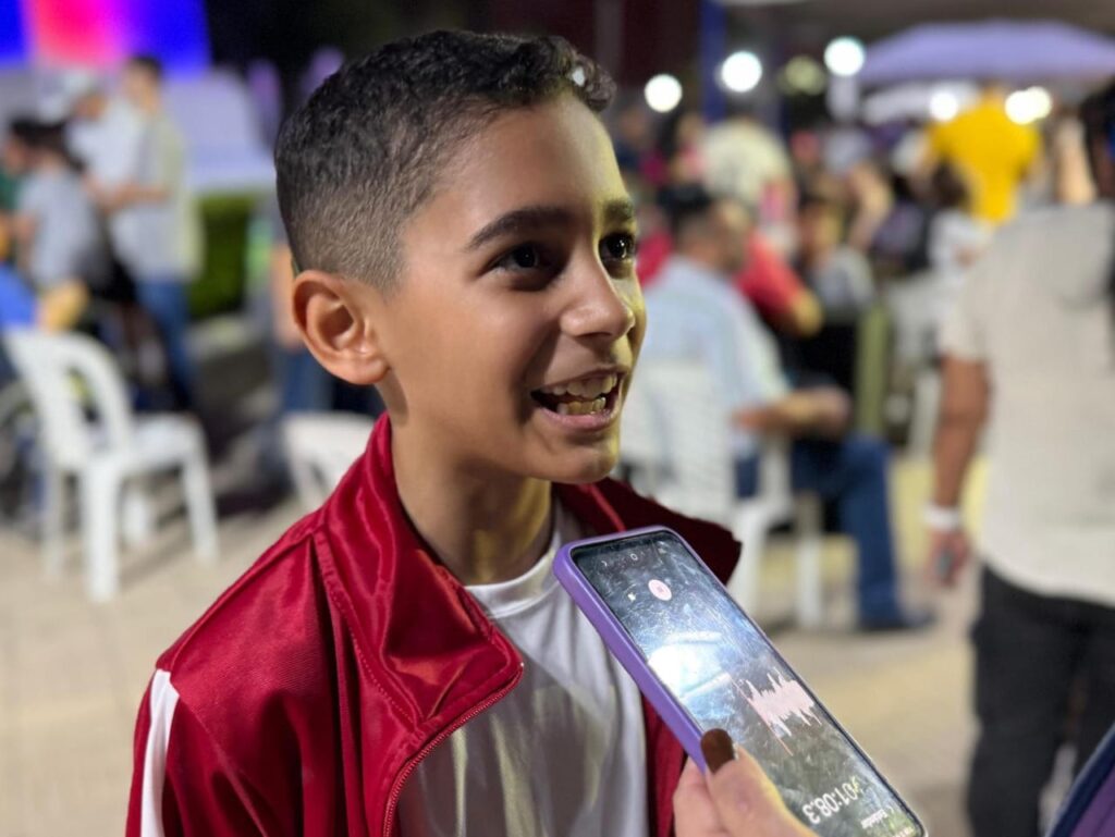 Samuel Vega, fanático del deporte Rey