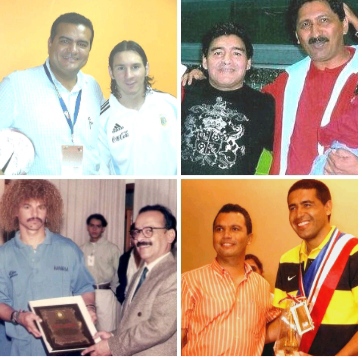 FIEBRE MUNDIAL 4 leyendas coincidieron con 4 gobernantes barineses