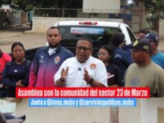 IMA realiza limpieza del tramo de la cañada Caribe en el barrio 23 de Marzo