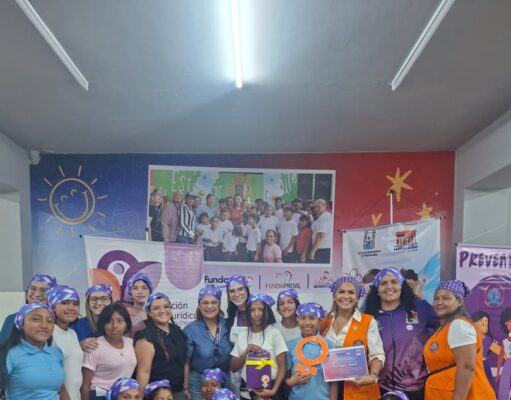 FUNDANIS llevó a cabo la jornada educativa y preventiva “Arepa Violeta”