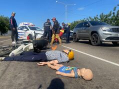 Simulacro vial en Maracaibo busca crear conciencia en conductores sobre prevención de accidentes