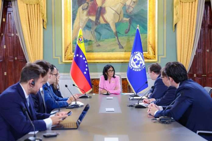 Presidenta Delcy y FMI conversan sobre uso de reservas para el Plan Venezuela Renace