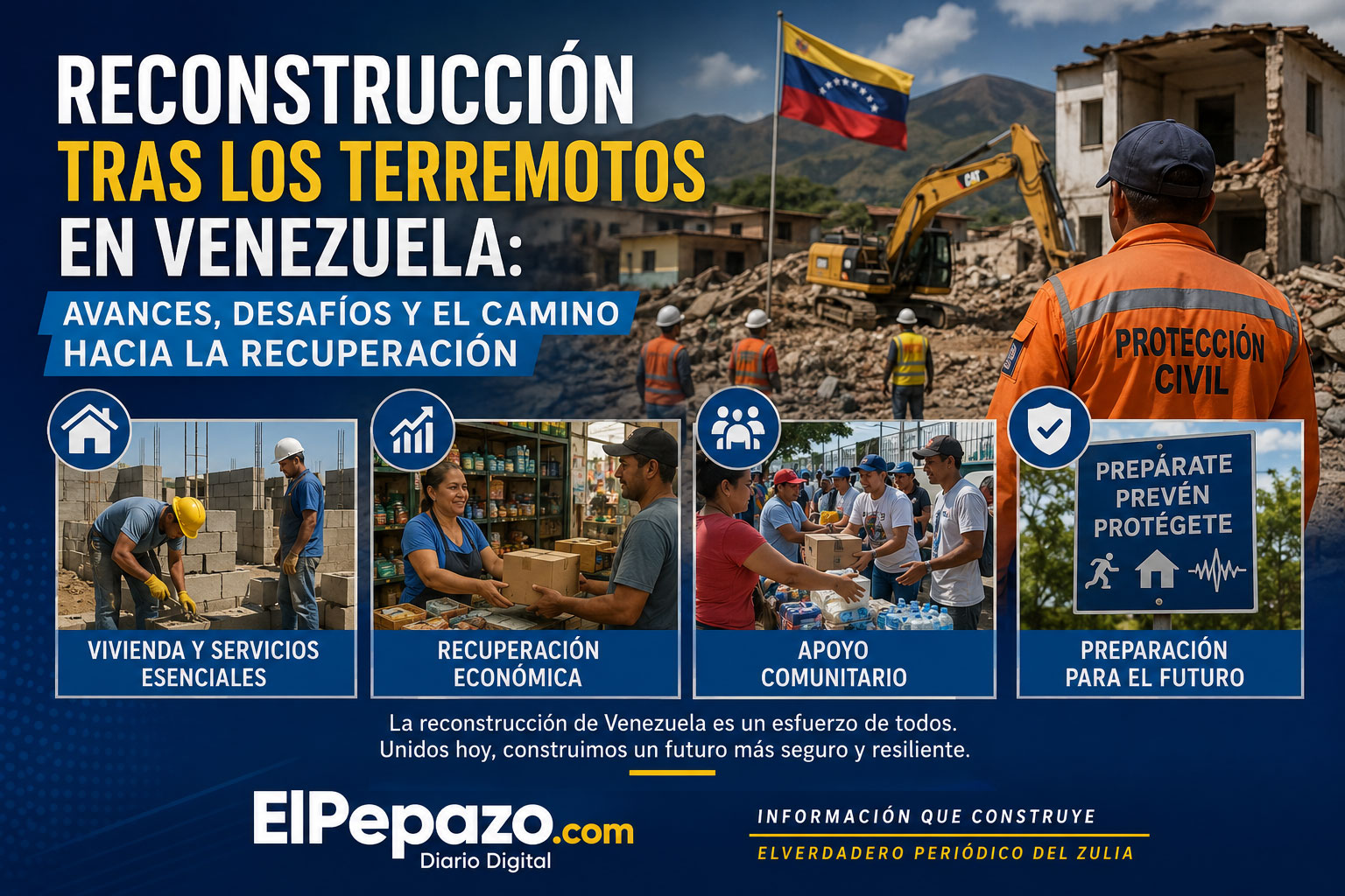 Reconstrucción tras los terremotos en Venezuela: avances, desafíos y el camino hacia la recuperación