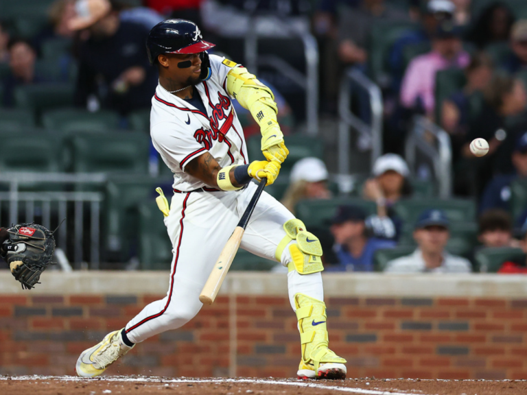 Ronald Acuña regresó y la botó