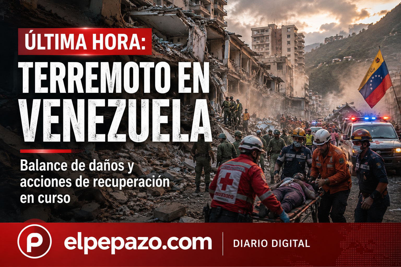 Última hora del terremoto en Venezuela: aumenta a 3.342 la cifra de fallecidos mientras avanza la recuperación