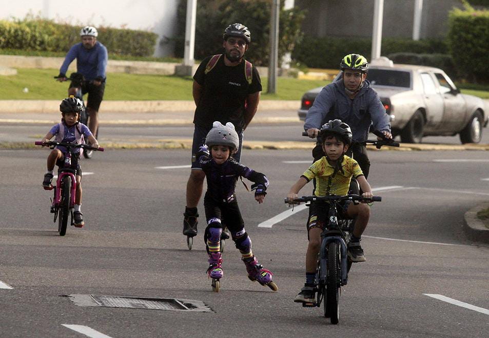 La Ciclovía: epicentro deportivo dominical