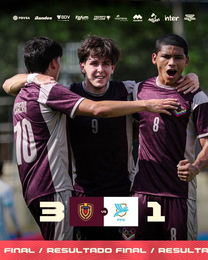 JUEGOS CAC: Vinotinto venció a Guatemala y mañana va contra Dominicana