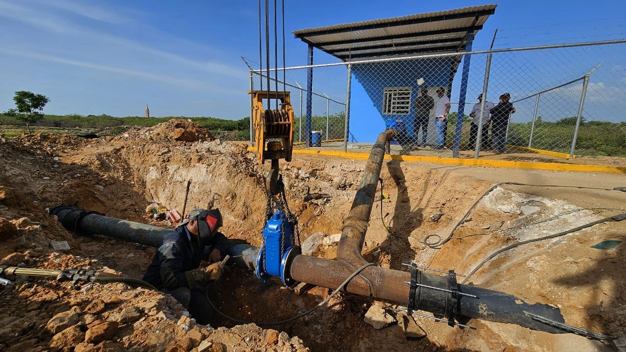 80% de avance construcción de la estación de bombeo Cacique Nigale en Zulia