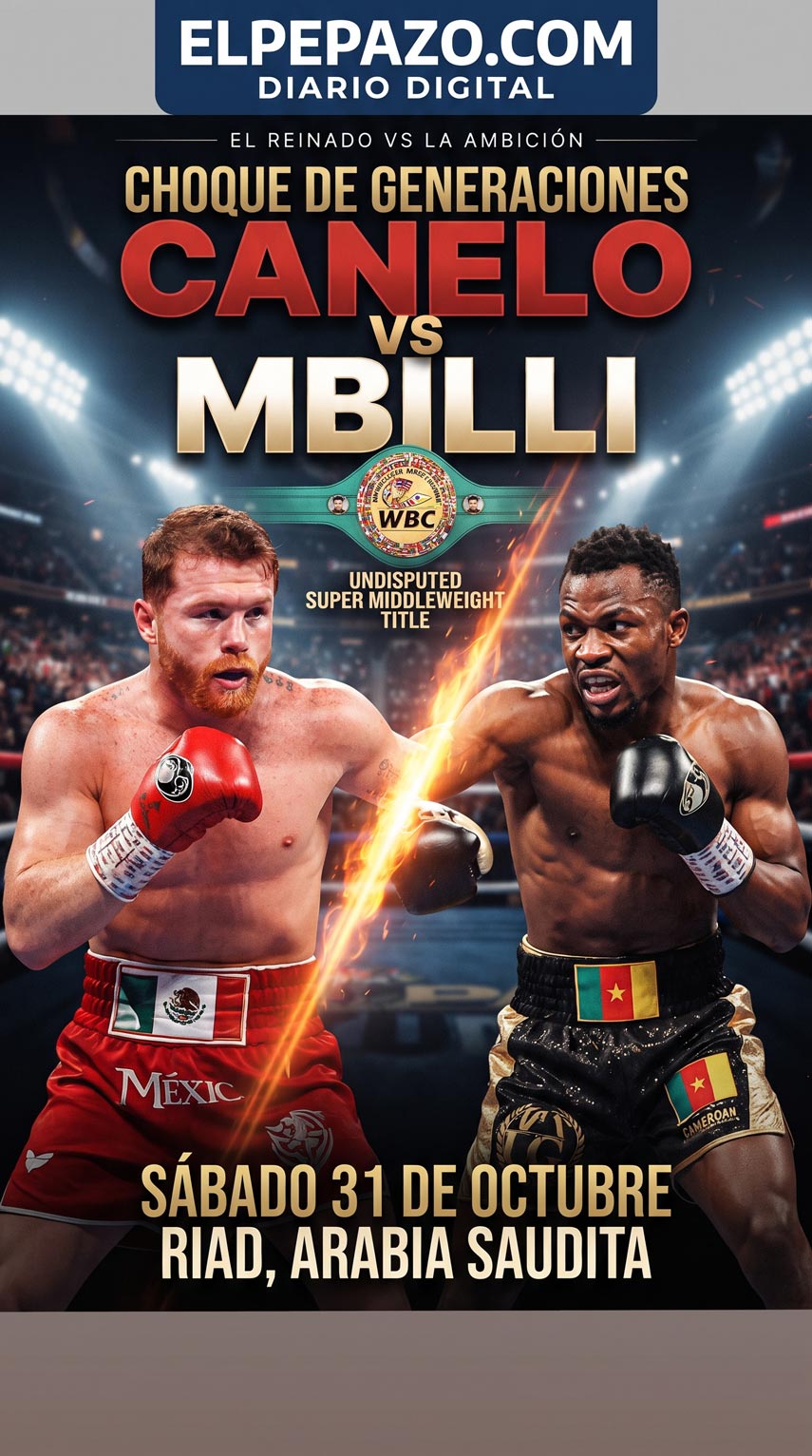 Última Hora desde Riad: Todo Listo para el Choque de Halloween entre el Campeón Christian Mbilli y Canelo Álvarez