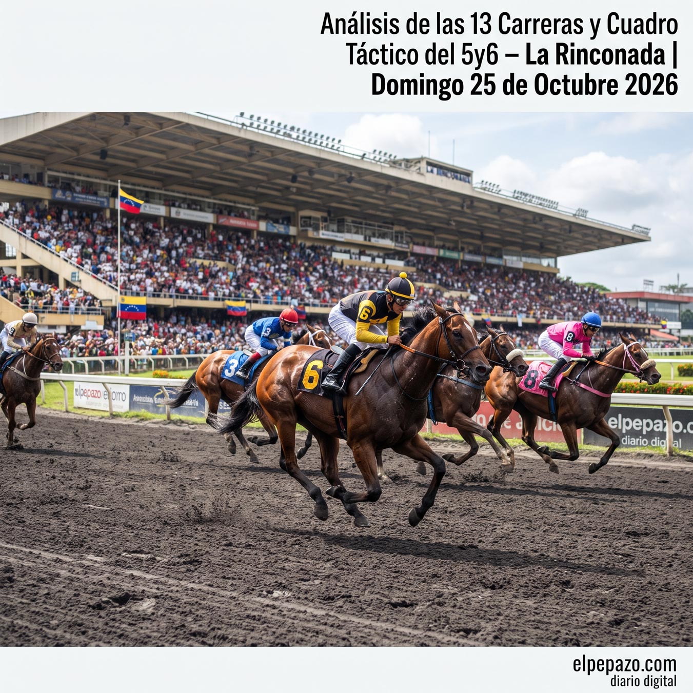 Guía Definitiva de EL PEPAZO HÍPICO: Análisis de las 13 Carreras y Cuadro Táctico del 5y6 – La Rinconada | Domingo 25 de Octubre 2026